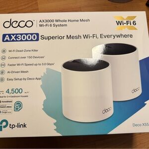 TP-Link Deco X55 Mesh WiFi System 4,500 Sq ft